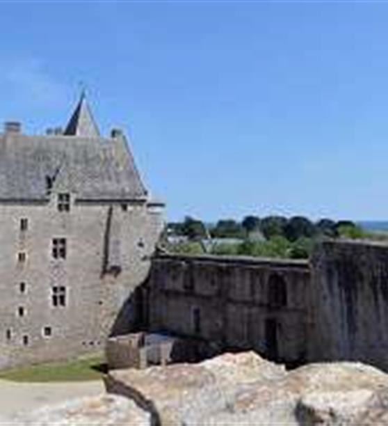 Cour intérieure chateau de Suscinio camping Les Embruns Camoël entre Arzal, La Roche-Bernard et Pénestin sud Morbihan